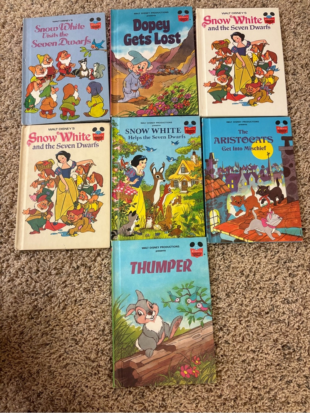 Vintage Walt Disney 46 Book Set - Many Classic Characters and Stories - Picture 12 of 13